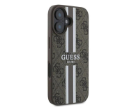 Guess 4G Printed Stripes do iPhone 16 brązowy - 1279112 - zdjęcie 2